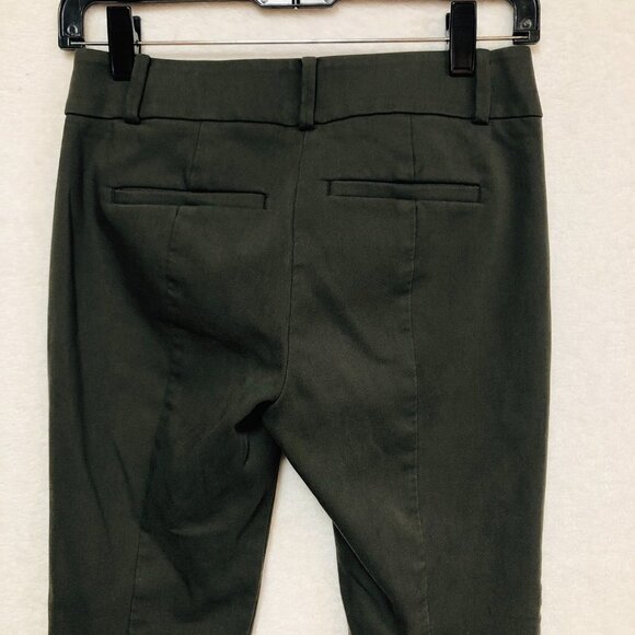 LOFT Petite Dark Olive Green Skinny Ankle Pants - Picture 7 of 12